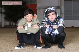 とろサーモン（左）村田秀亮、（右）久保田かずのぶ　撮影／吉岡竜紀