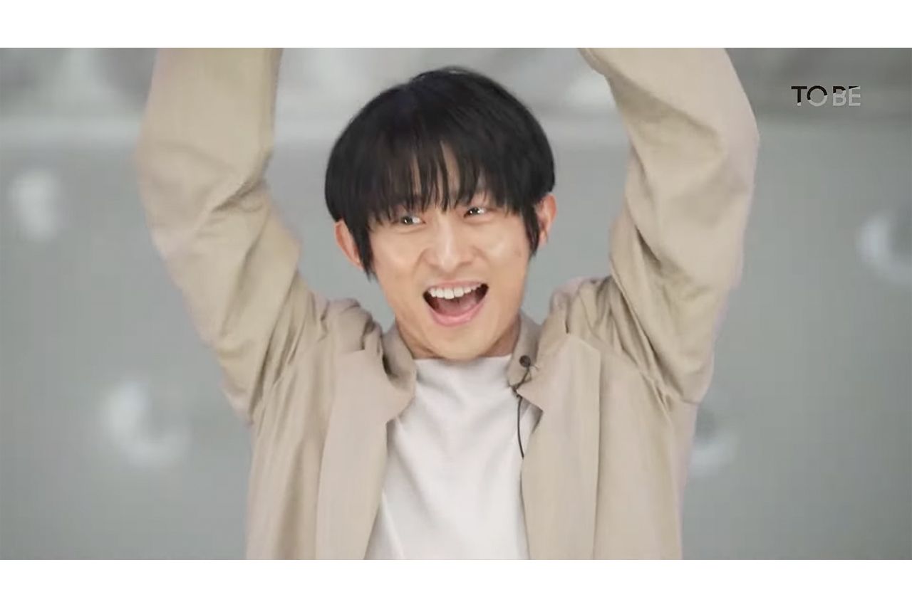 ビジュアルの変化が囁かれた三宅健（YouTube『TOBEOFFICIAL』より）