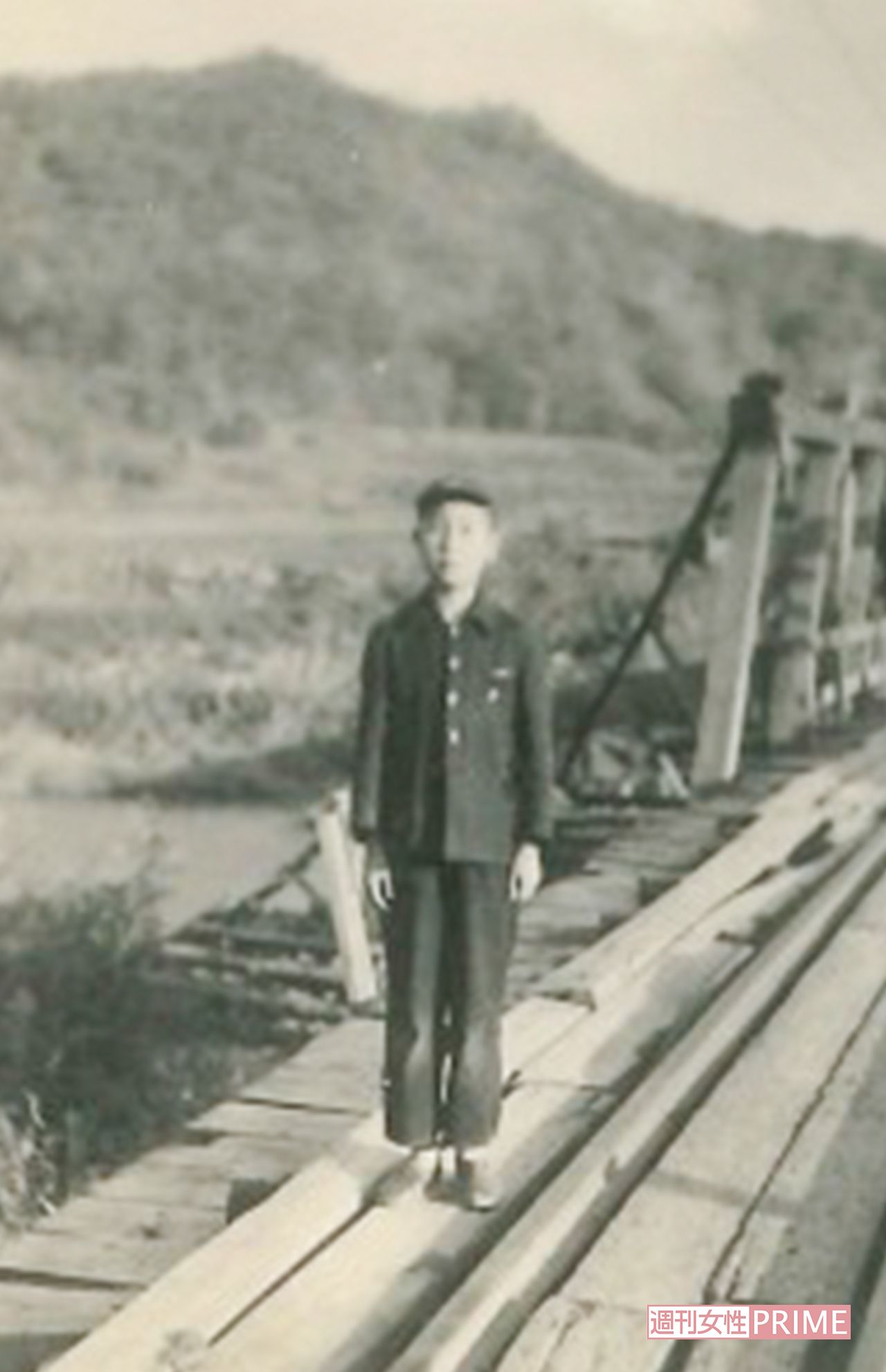 小学校高学年のころ。学芸会で人生、唯一の主役を務めた