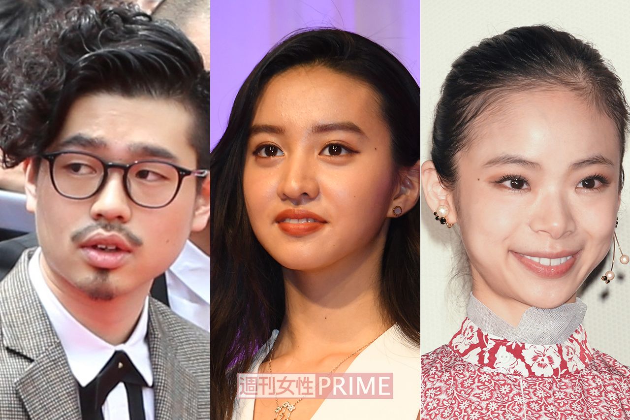 （写真左から）ハマ・オカモト、Koki,、趣里
