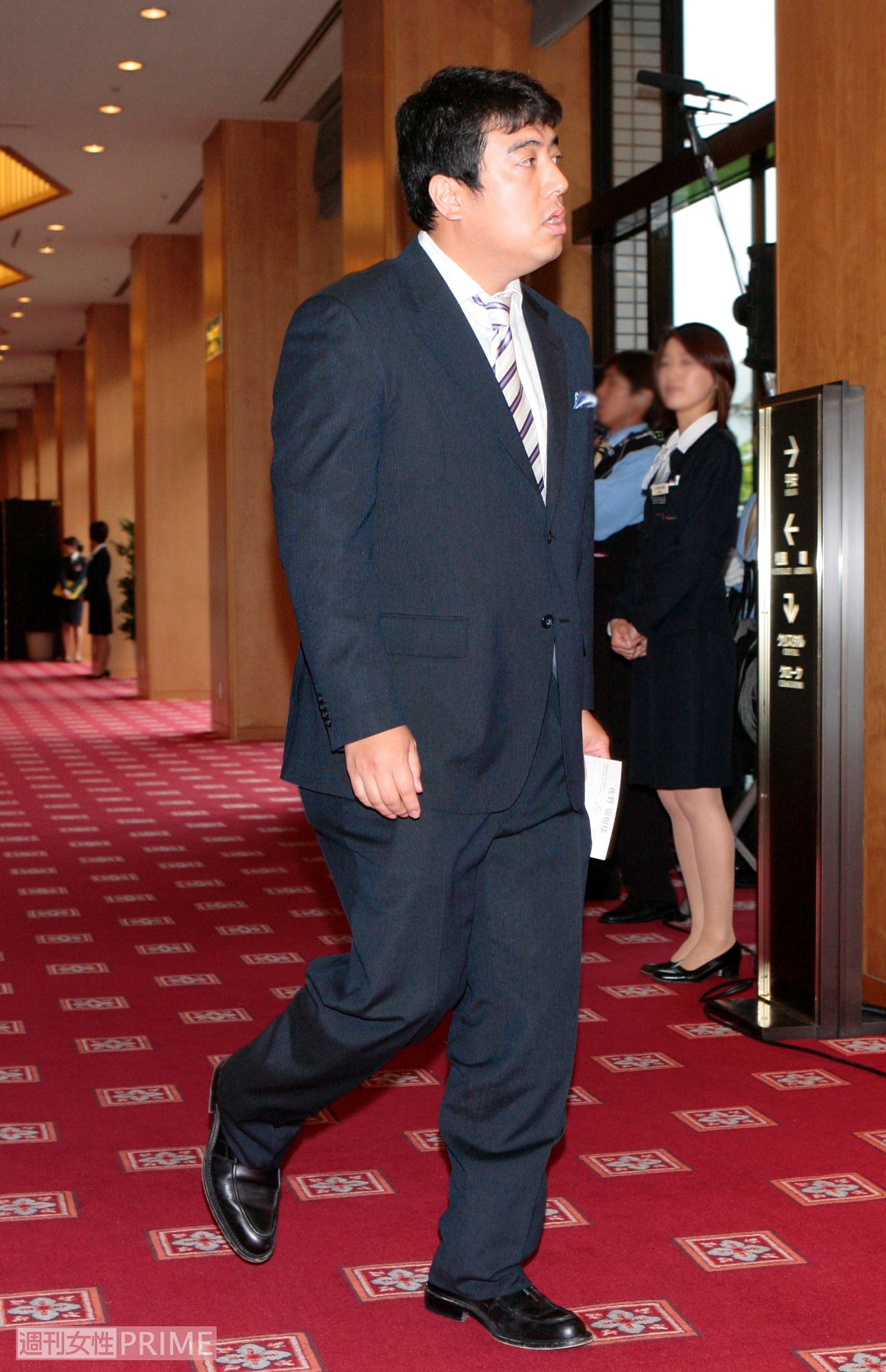 フジテレビの佐野瑞樹アナウンサー（'07年、陣内智則・藤原紀香結婚披露宴）