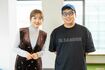 放送作家・澤井直人(右)と菊地亜美 撮影/佐藤靖彦
