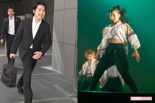 眞子さまとの結婚問題がいまだに解決しない小室圭さん（左）と、セクシーダンスを披露した佳子さま。秋篠宮家は今年もアツかった