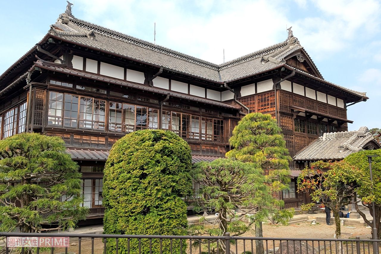【写真】藤井風やNumber_iのMVでも使われた前橋市にある臨江閣　撮影／編集部