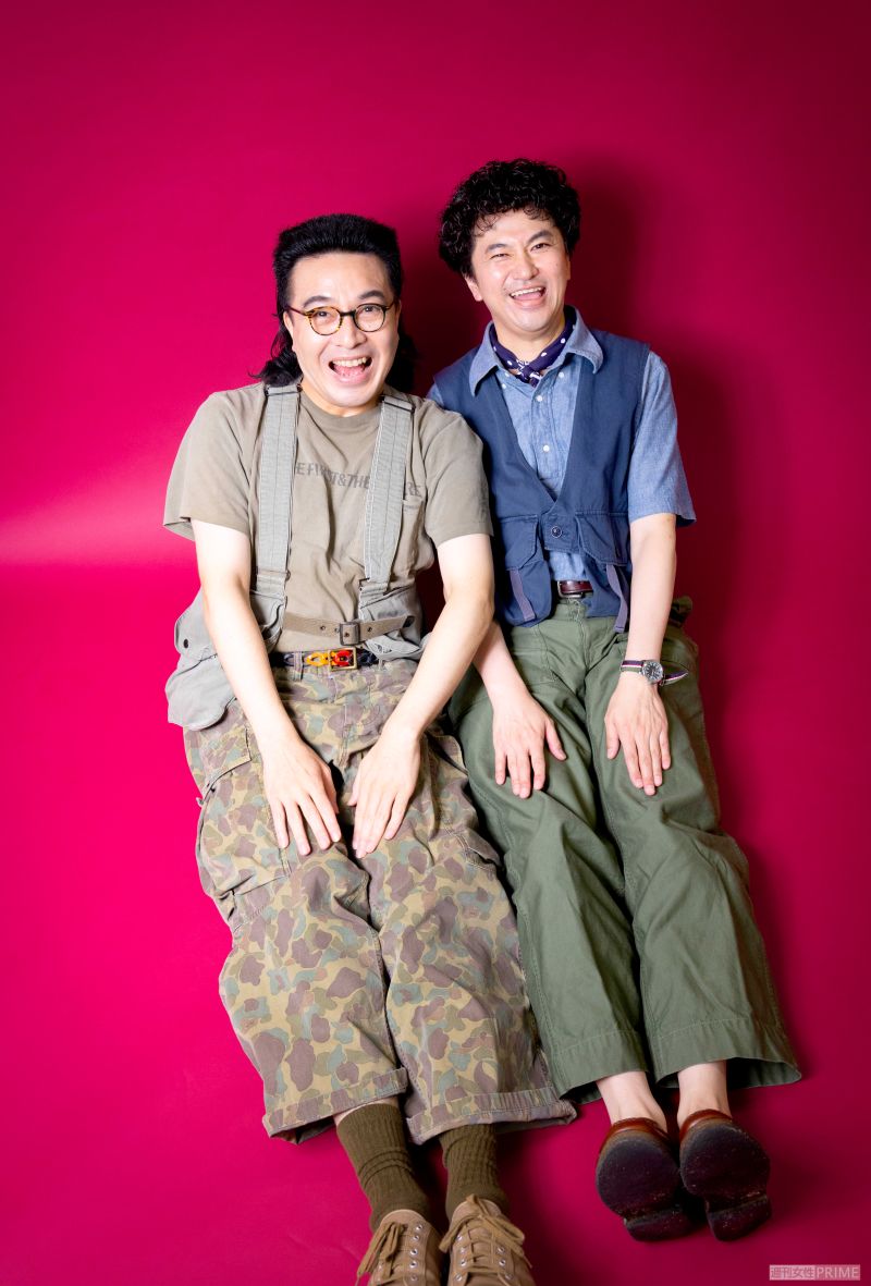 お笑い芸人『カナメストーン』の山口誠（左）と零士　撮影／吉岡竜紀
