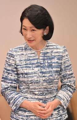 研究者が出産や育児を経て、円滑に現場復帰できるための研究交流会に参加された紀子さま（8月1日）