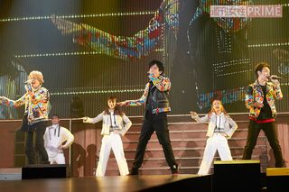 ゲームで負け、罰ゲームで武田鉄矢のモノマネを披露した香取は撃沈（笑）。最後までその“傷”を引きずっていた　撮影／宮脇進