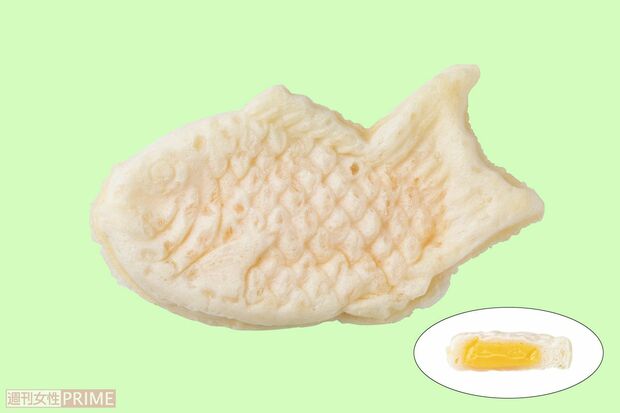 第2位もっちりとした白いたい焼きカスタード/ローソン149円（撮影／矢島泰輔）