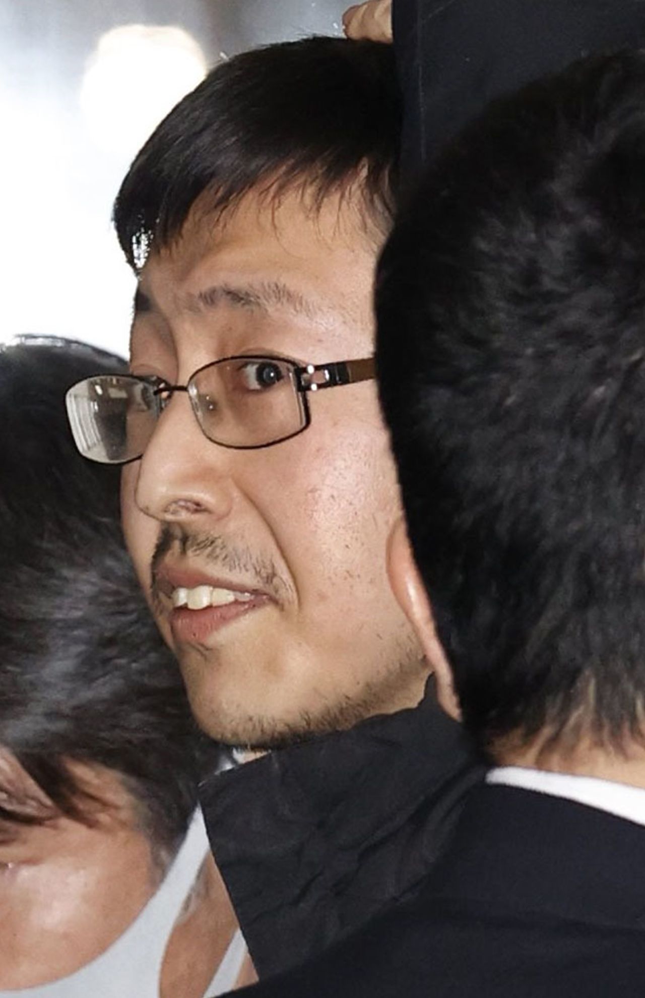 “元祖”マスク拒否男、“マスパセ”こと奥野淳也被告（1月19日・共同通信）