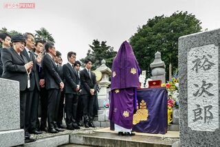 2019年7月、石原裕次郎さんの三十三回忌が横浜・鶴見の総持寺にて営まれた（撮影／佐藤靖彦）