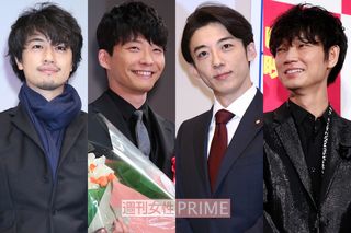 左から斎藤工、星野源、高橋一生、綾野剛