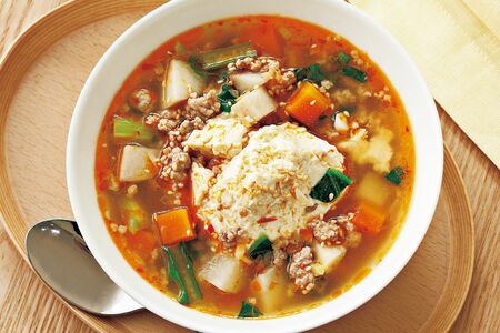 しょうが風味のごまスープ