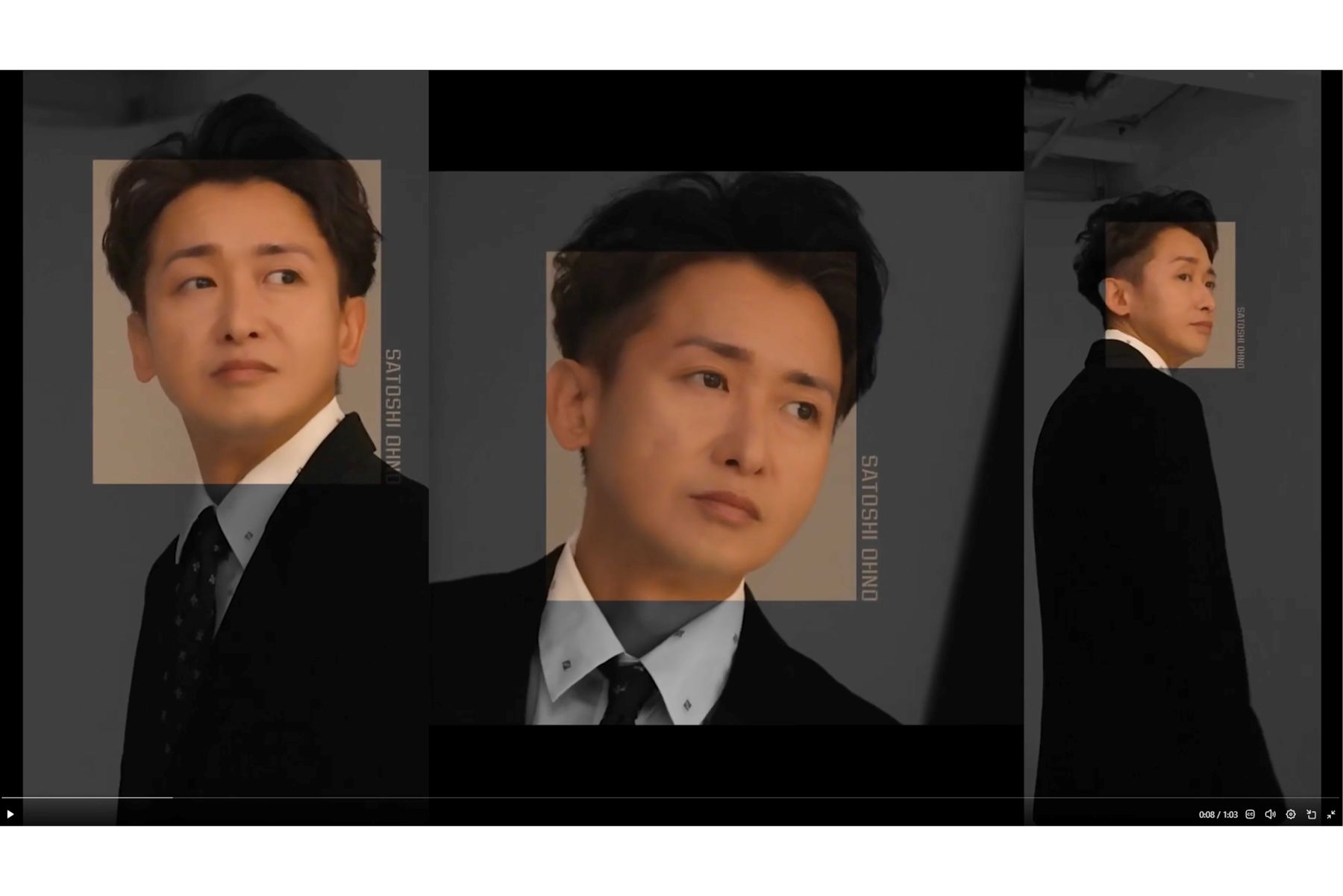 ビジュ爆発！個人サロンを開設した大野智のティザー映像（公式Xより）