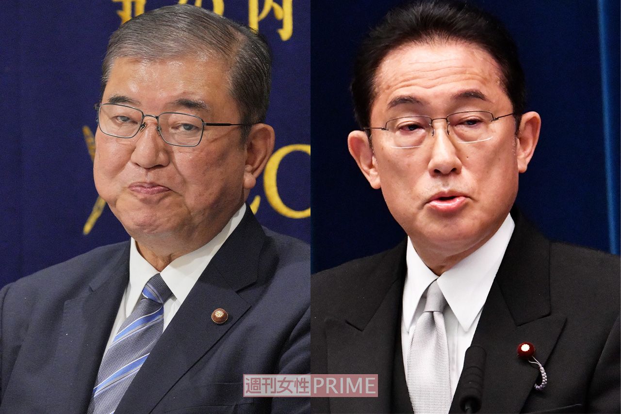 石破茂首相、岸田文雄元首相