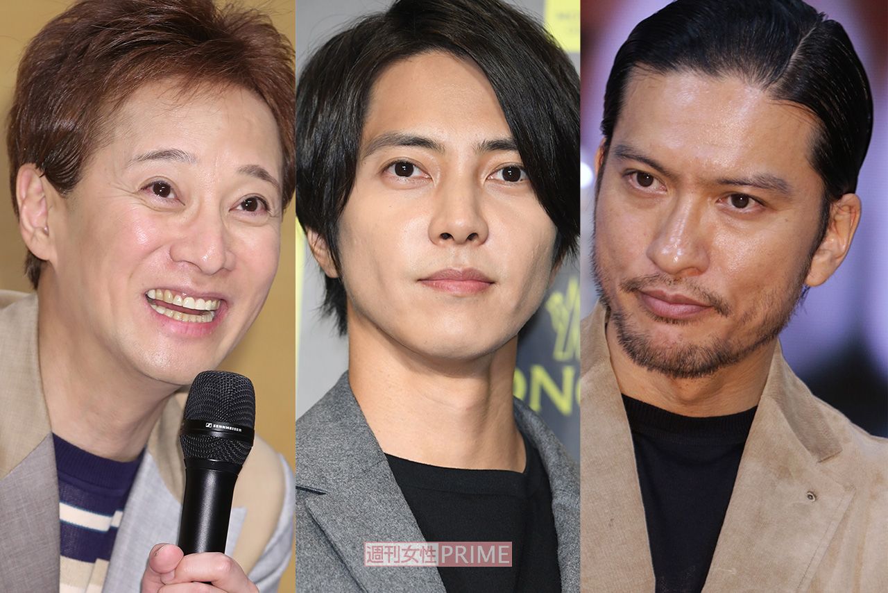 左から中居正広、山下智久、長瀬智也