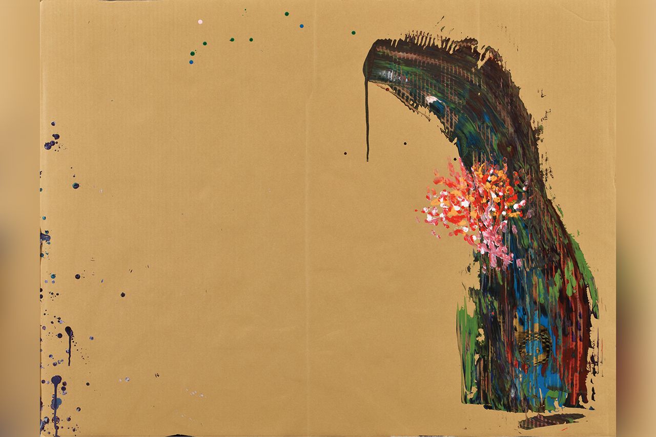 想ふ　2021　(C)Shingo Katori（香取慎吾の個展『WHO AM I - SHINGO KATORI ART JAPAN TOUR』展示作品より）