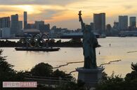 過ぎゆく東京五輪の真ん中=臨海副都心を歩く、海外勢は「サラダチキン」にハマって