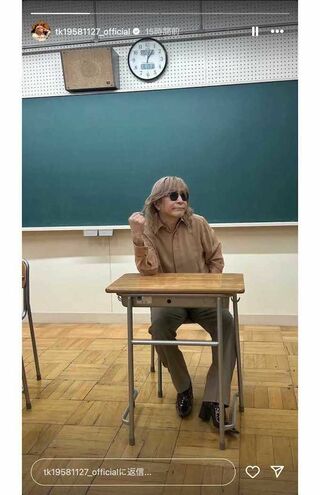 小室哲哉の近影（本人のインスタグラムより）