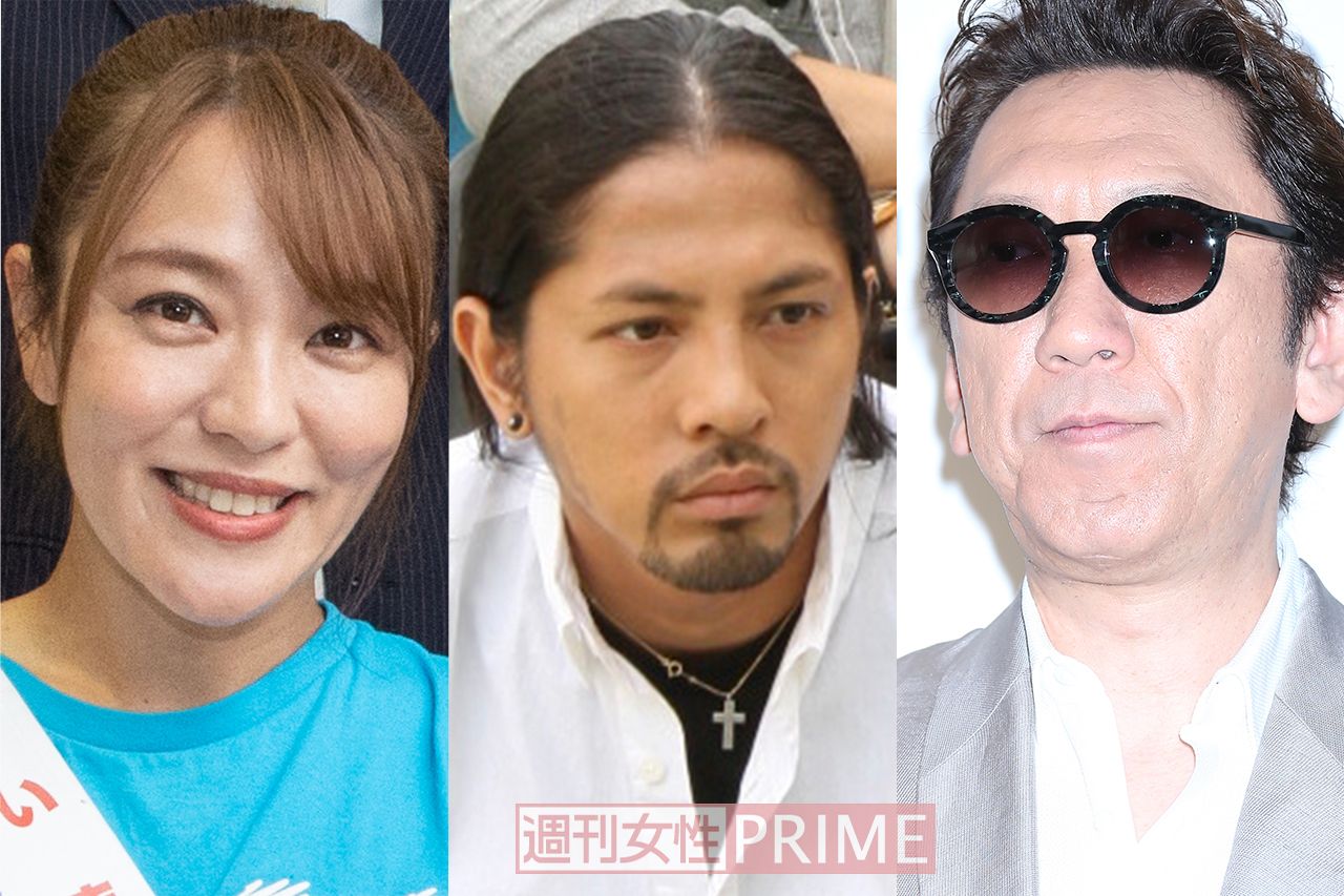 （左から）今井絵理子、降谷建志、布袋寅泰