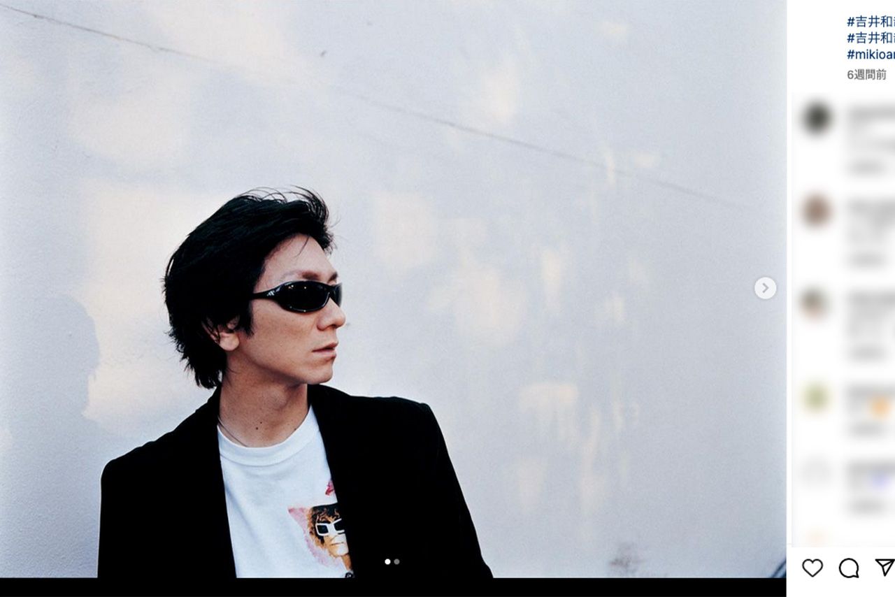 真鍋かをりの夫、『THE YELLOW MONKEY』吉井和哉（公式インスタグラムより）