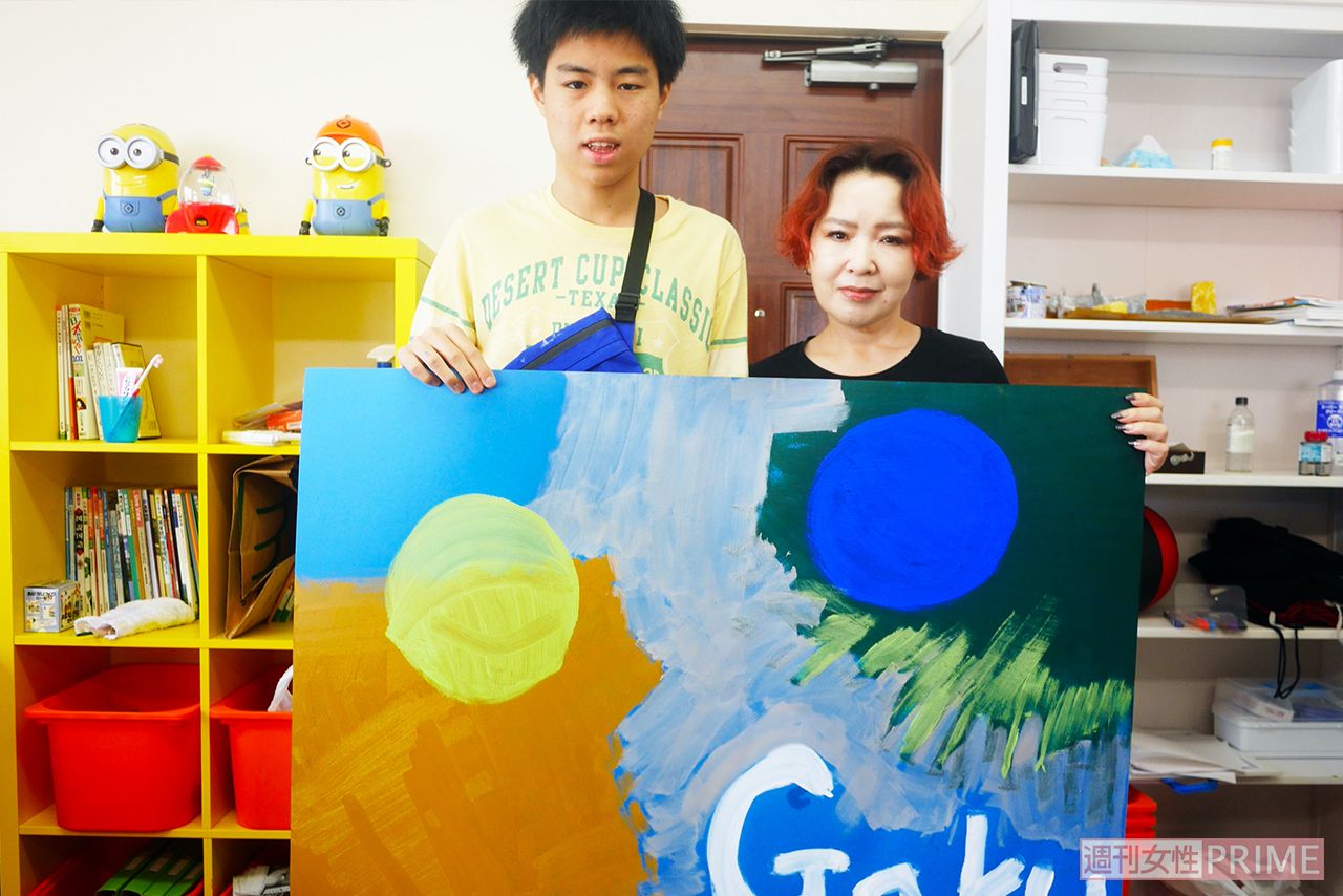 2018年、ケント用紙に描いていた初期の作品。GAKUの印象派スタイルの原型が見られる