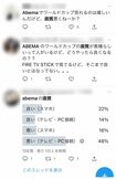ABEMA放送への不満の声もあった(Twitterより)