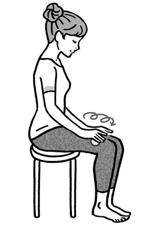 《POINT》「太い血管が流れている場所なので、滞っていると足だけでなく、全身の冷えや腰痛、下半身のむくみにもつながります」