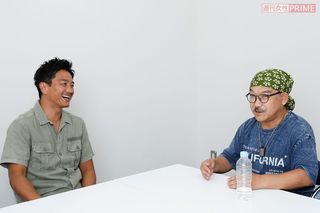 （左から）原田龍二、林下清志（ビッグダディ）