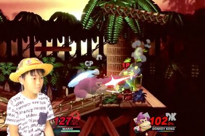 『大乱闘スマッシュブラザーズ』をプレイするゆたぼん（『ゆたぼんゲームズ』より）