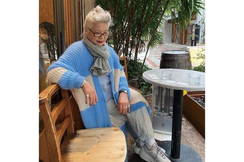 爽やかなカラーアイテムで気分を変える!（木村さん）