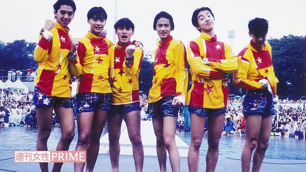 '91年9月8日、西武園ゆうえんち。森且行と6人でデビューイベント