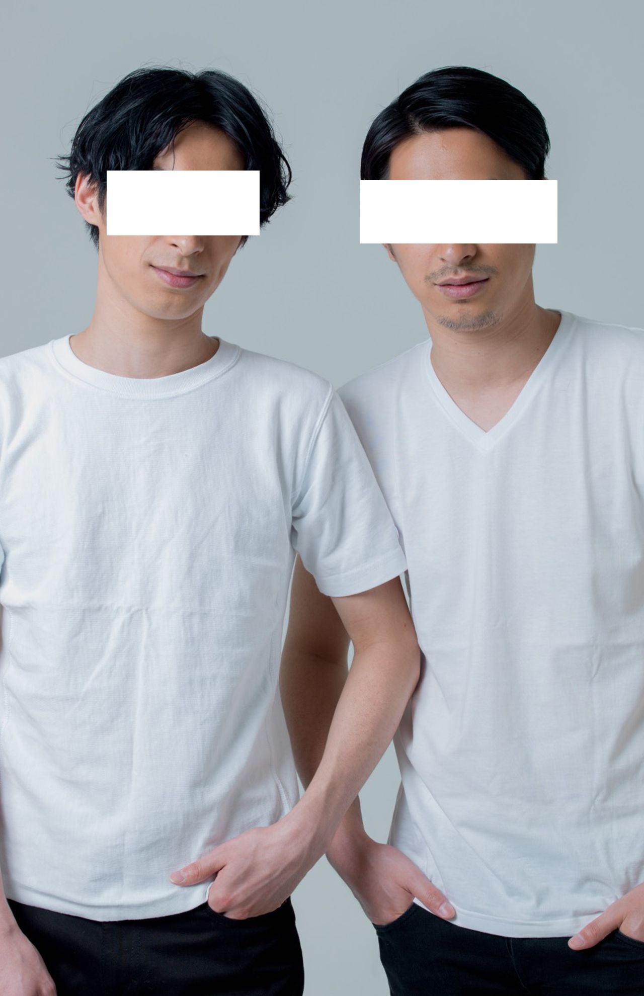 （写真右）河北麻友子の結婚相手とされる元モデル（元所属事務所の公式ホームページより）