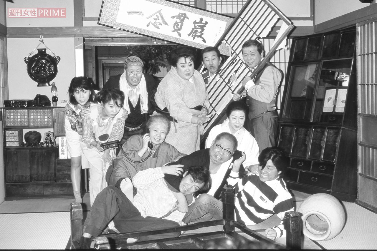 向田邦子が脚本を担当した『寺内貫太郎一家』。亜星さんのほか、西城秀樹さん、樹木希林さん、加藤治子さんら、豪華俳優によるホームドラマ