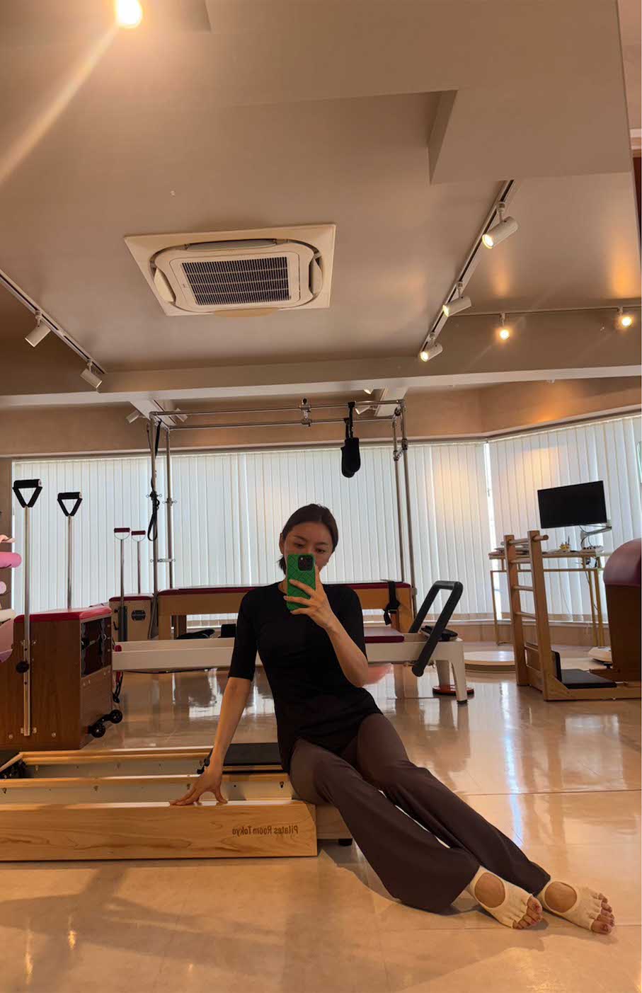 週に1回はピラティスに通って身体を整えます　写真提供/加藤綾菜