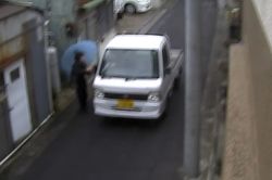 犯人に話しかけられているところ