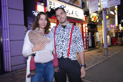 渋ハロを訪れた外国人観光客