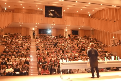 中国での講演の様子