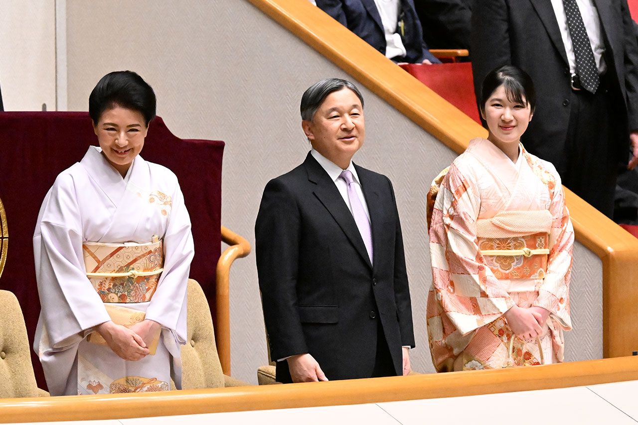 1月18日、6年ぶりに相撲を観戦された愛子さま