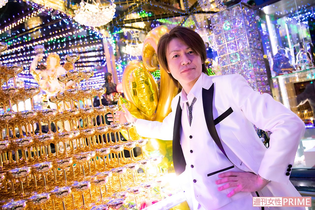城咲仁、期間限定でホストに復帰　撮影／矢島泰輔