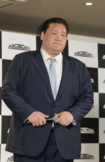「株式会社アソビダス」設立記者発表会に参加した元横綱・照ノ富士(撮影/伊藤和幸)