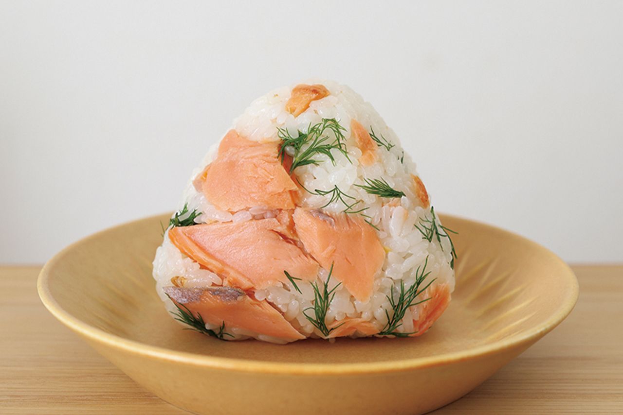 焼きざけ×ディル