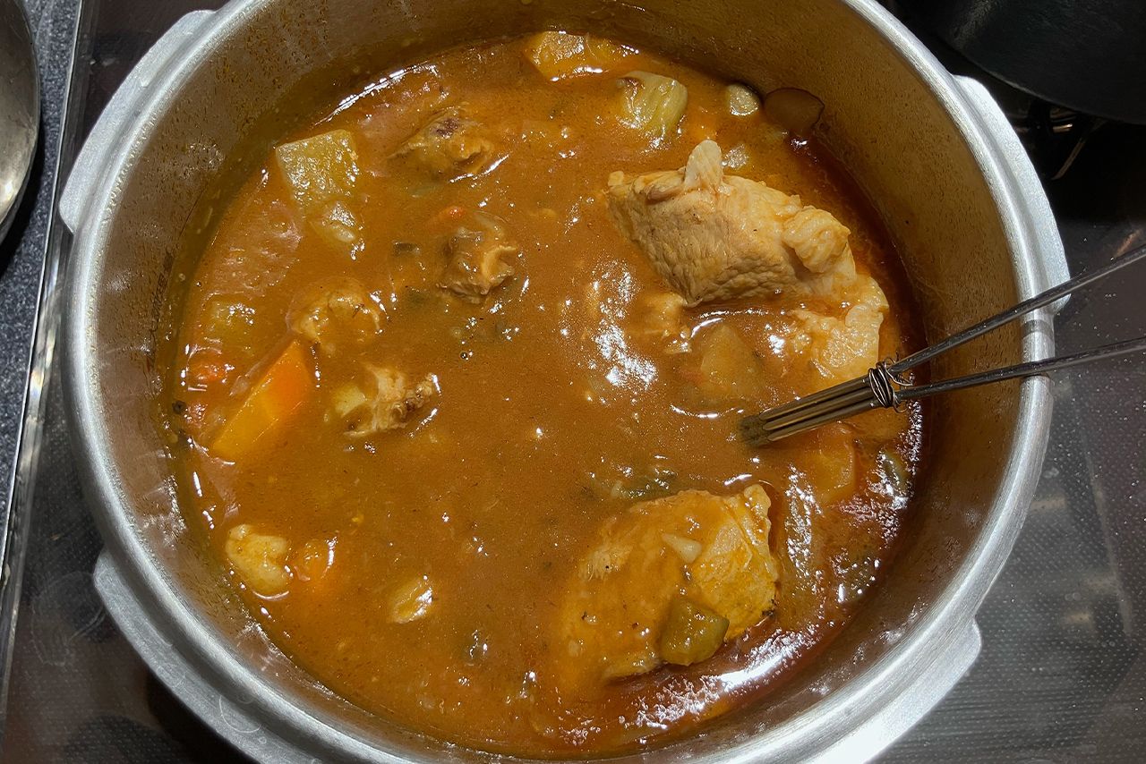 主人や息子も大満足の「ポークカレー」