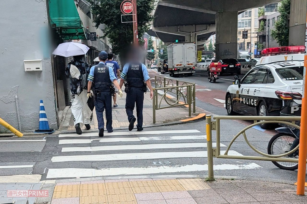 最強ちゃんのマンションに不法侵入したと思われる配信者（近隣住民提供）