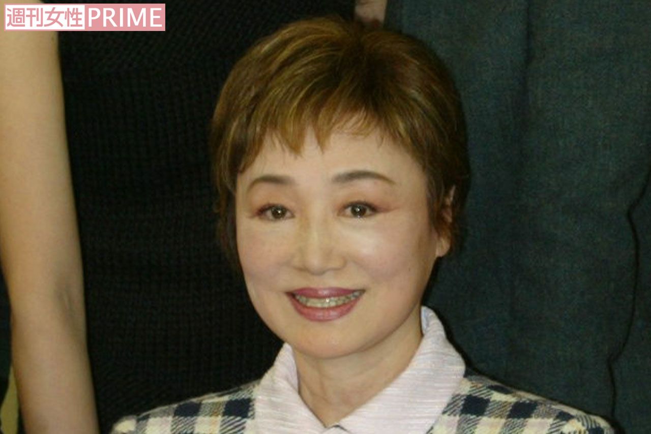 2003年12月26日『喜劇　極楽町一丁目』記者会見での浜木綿子