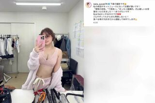 “体重”を繰り返し公開した鈴木奈々（本人のインスタグラムより）