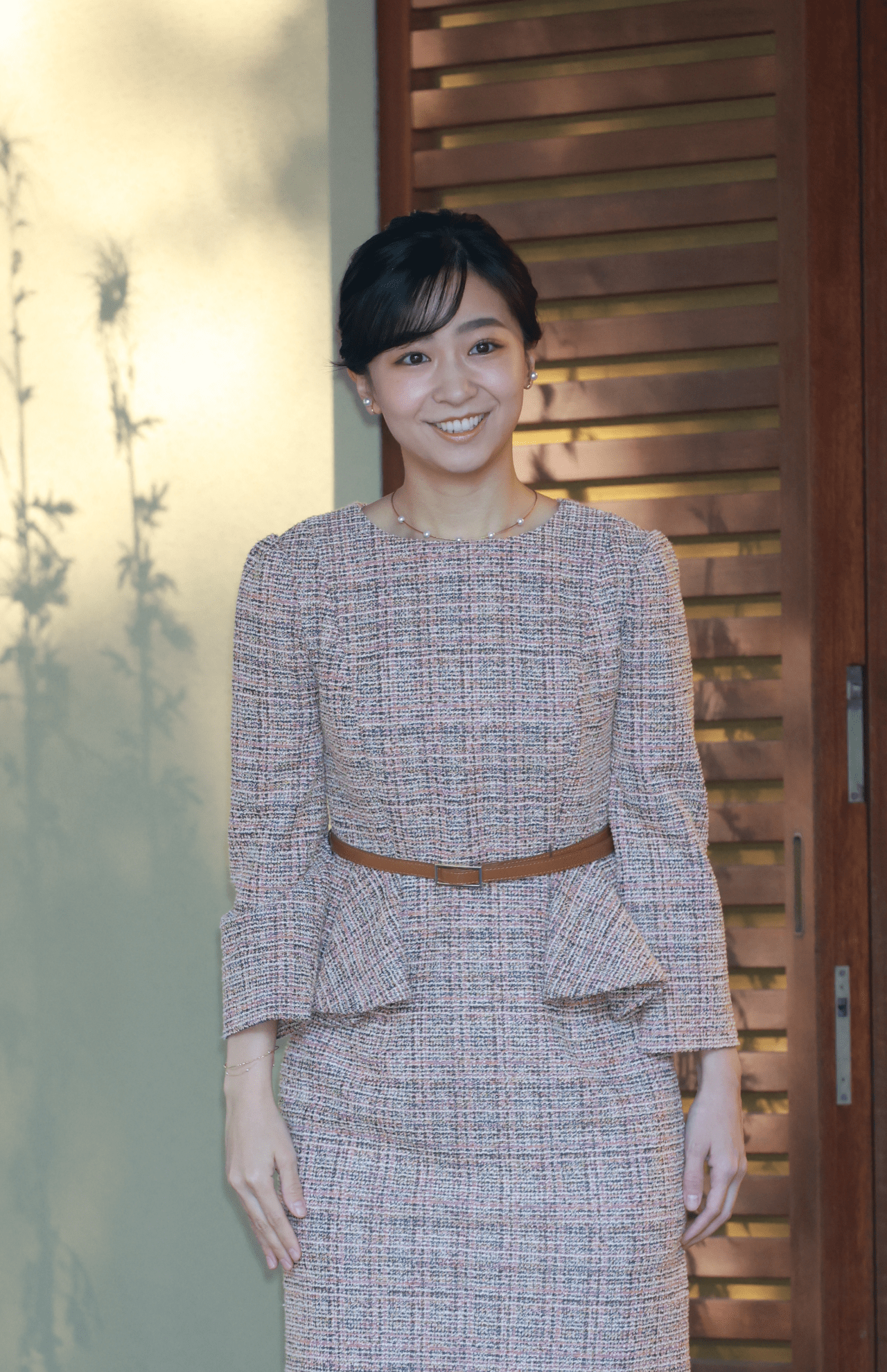 トルコ公式訪問に出発する秋篠宮ご夫妻をお見送りする佳子さま（2024年12月3日）