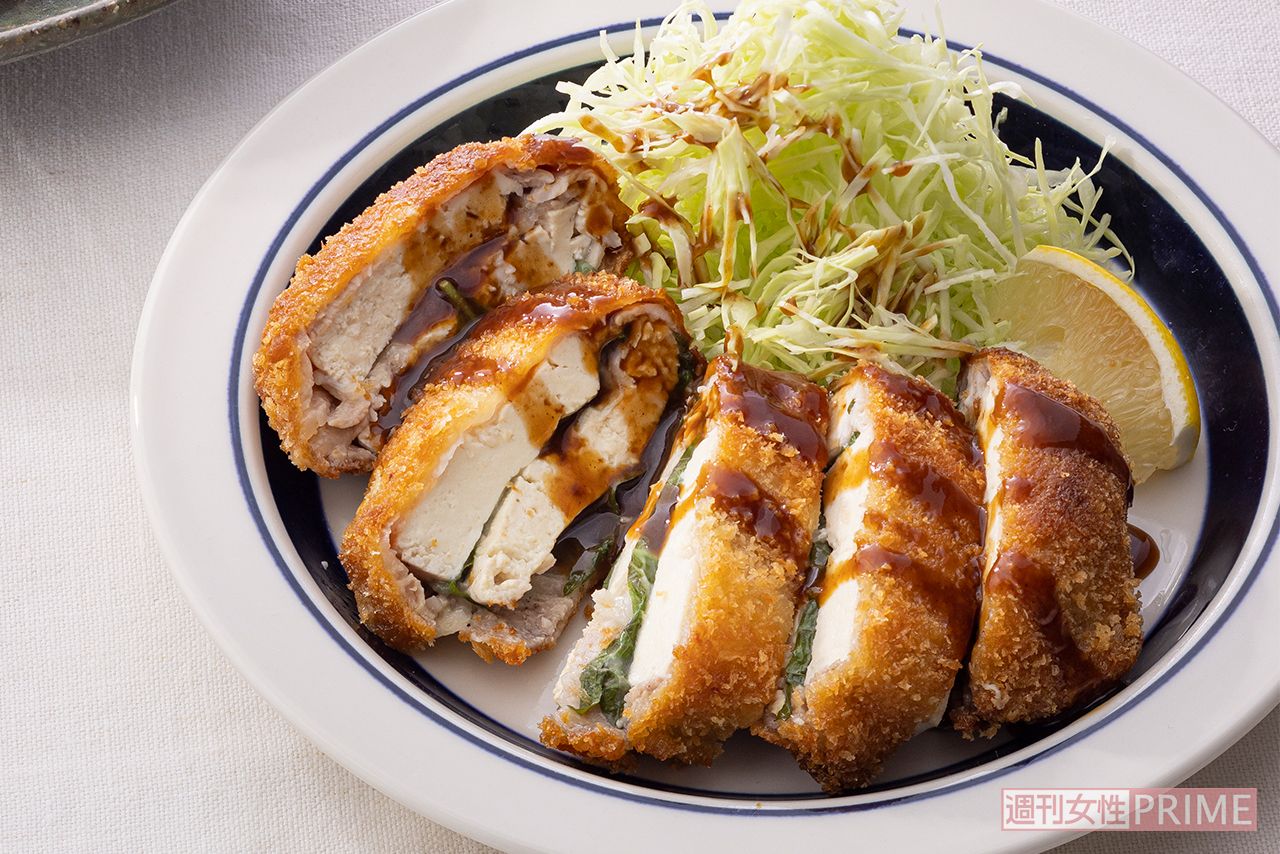 豚豆腐カツ（撮影／廣瀬靖士）