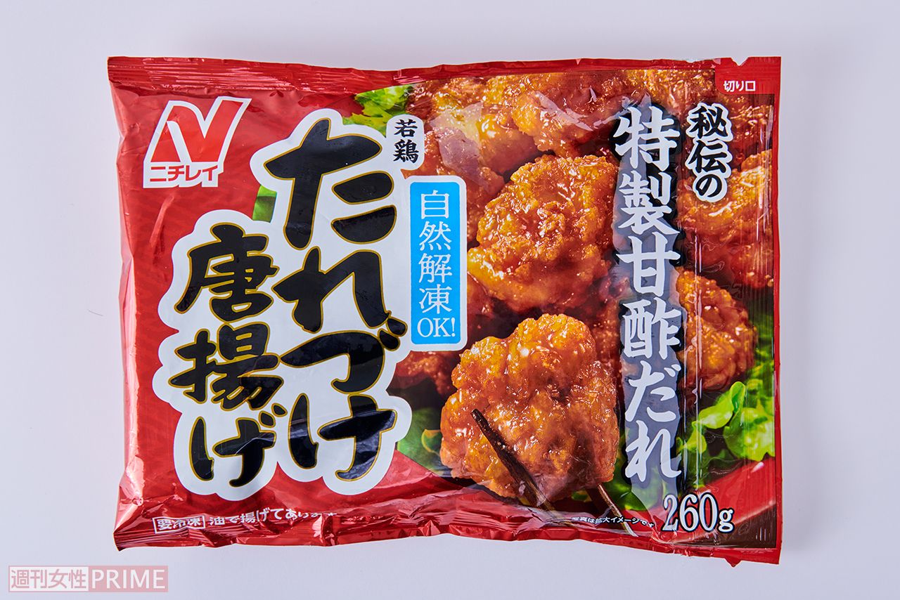 若鶏たれづけ唐揚げ/ニチレイフーズ260g入り365円　撮影／山田智絵