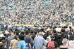 2009年7月、石原裕次郎さん二十三回忌法要のセレモニーには、全国から約12万人のファンが訪れた(撮影/佐藤靖彦)
