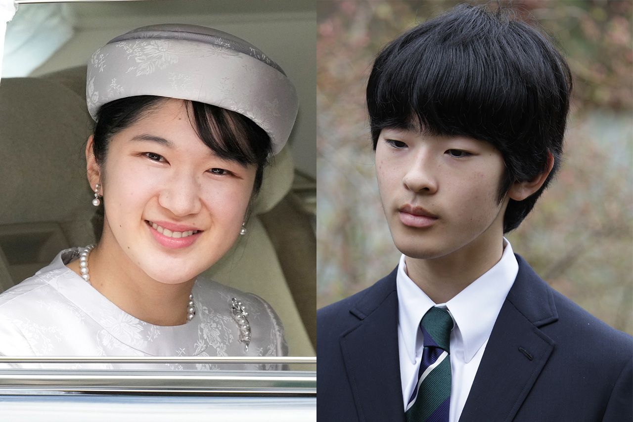 愛子さま（2024年10月）、悠仁さま（2024年4月）